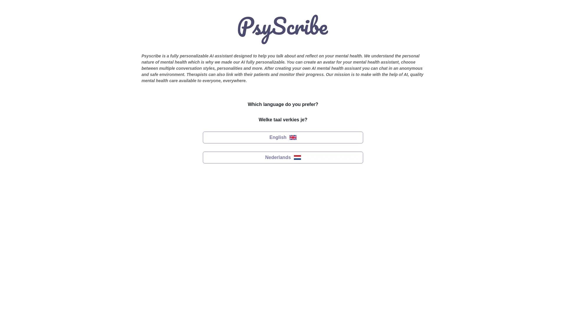 PsyScribe - AI Therapist screenshot