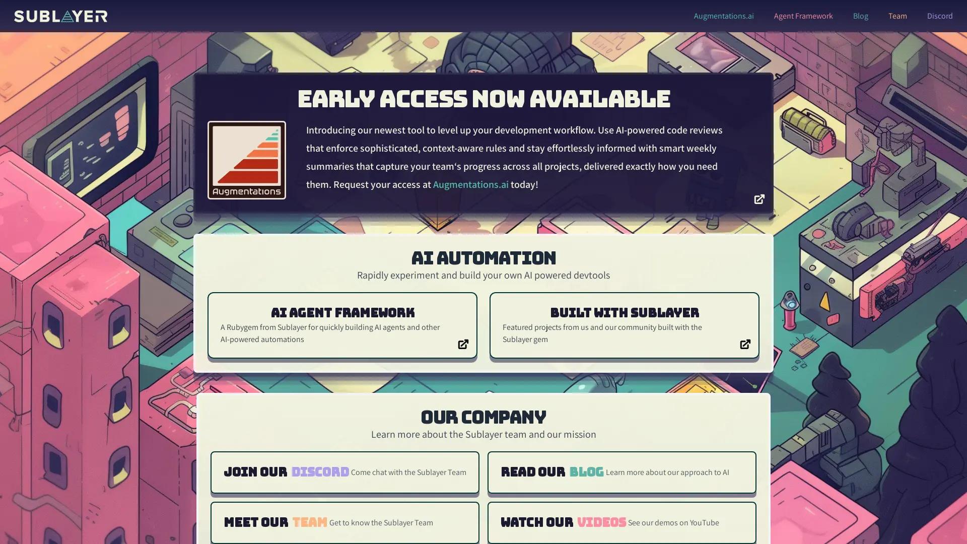 Sublayer AI screenshot