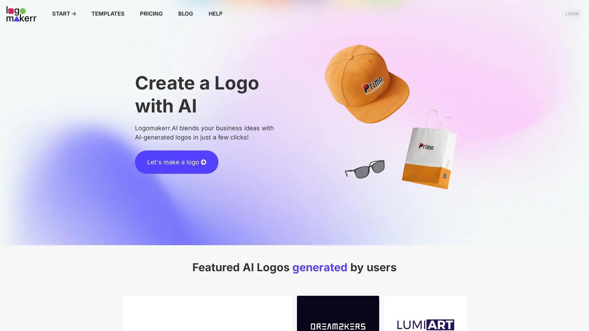 LogoMakerr.Ai screenshot