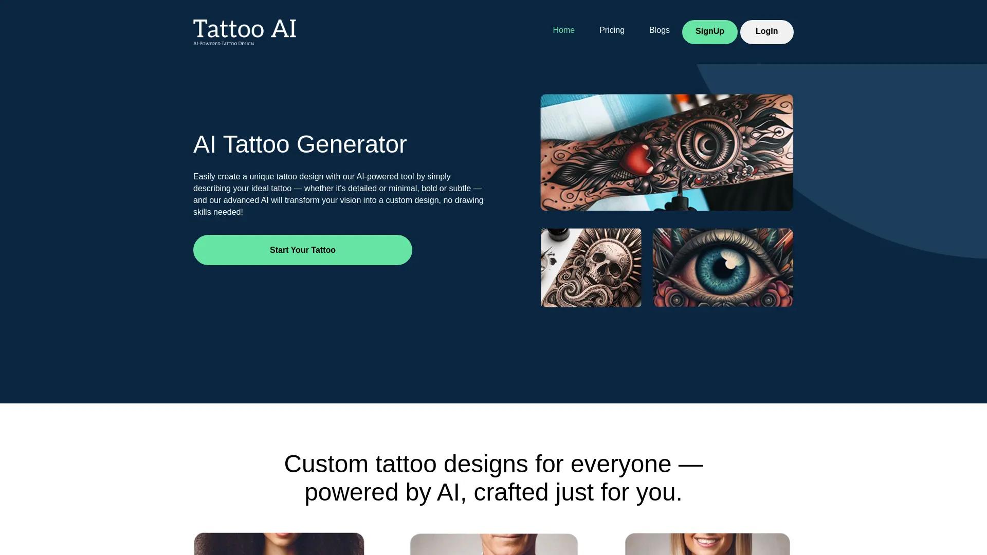 TattooAI.net screenshot
