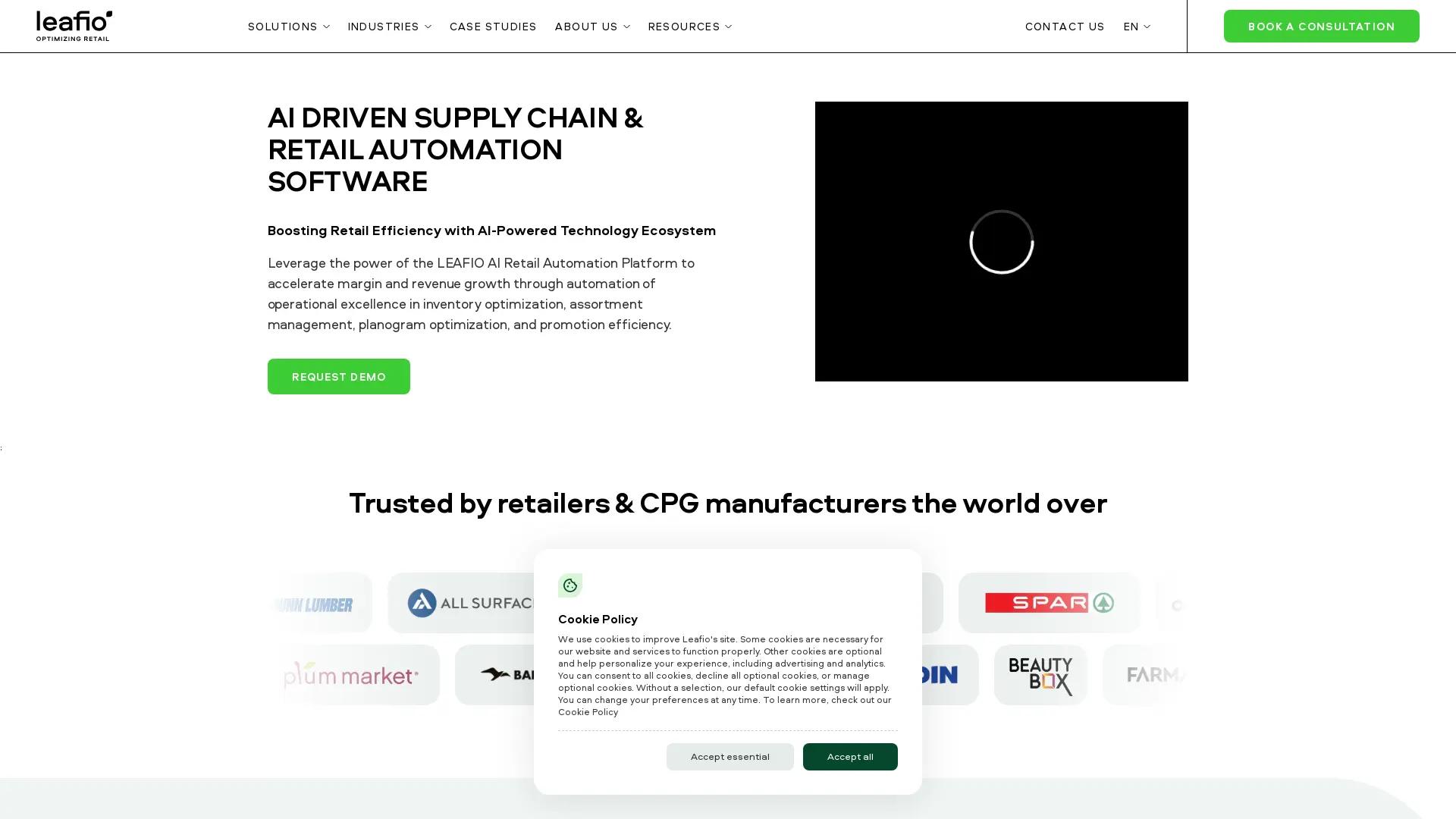 LEAFIO AI Retail screenshot