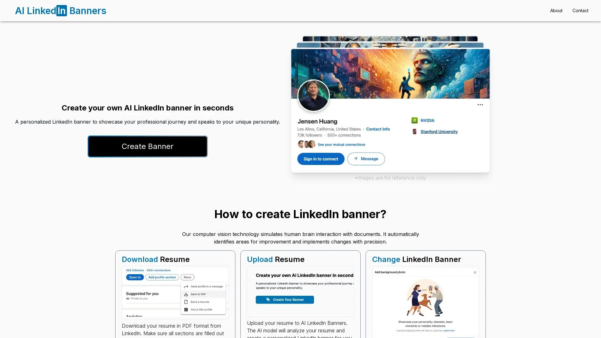 Ai Linkedin Banners screenshot