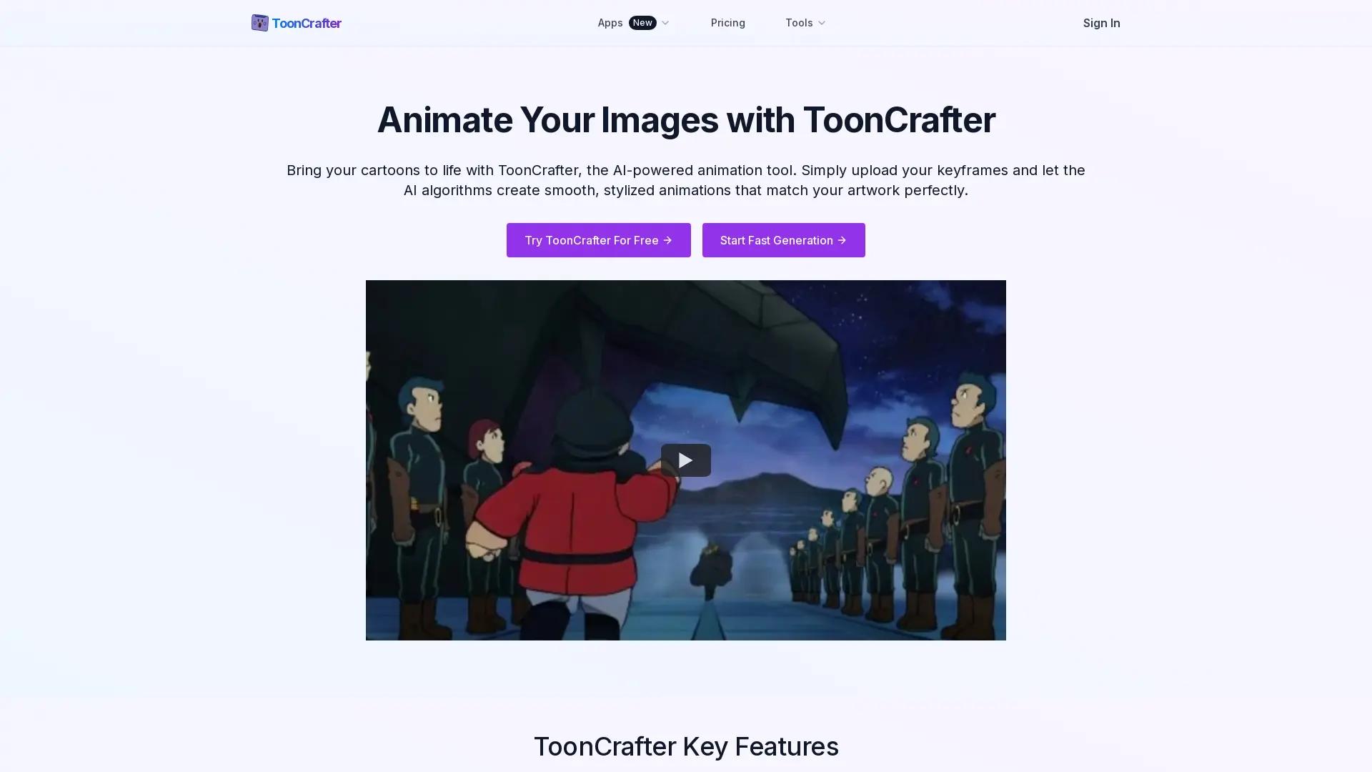ToonCrafter screenshot