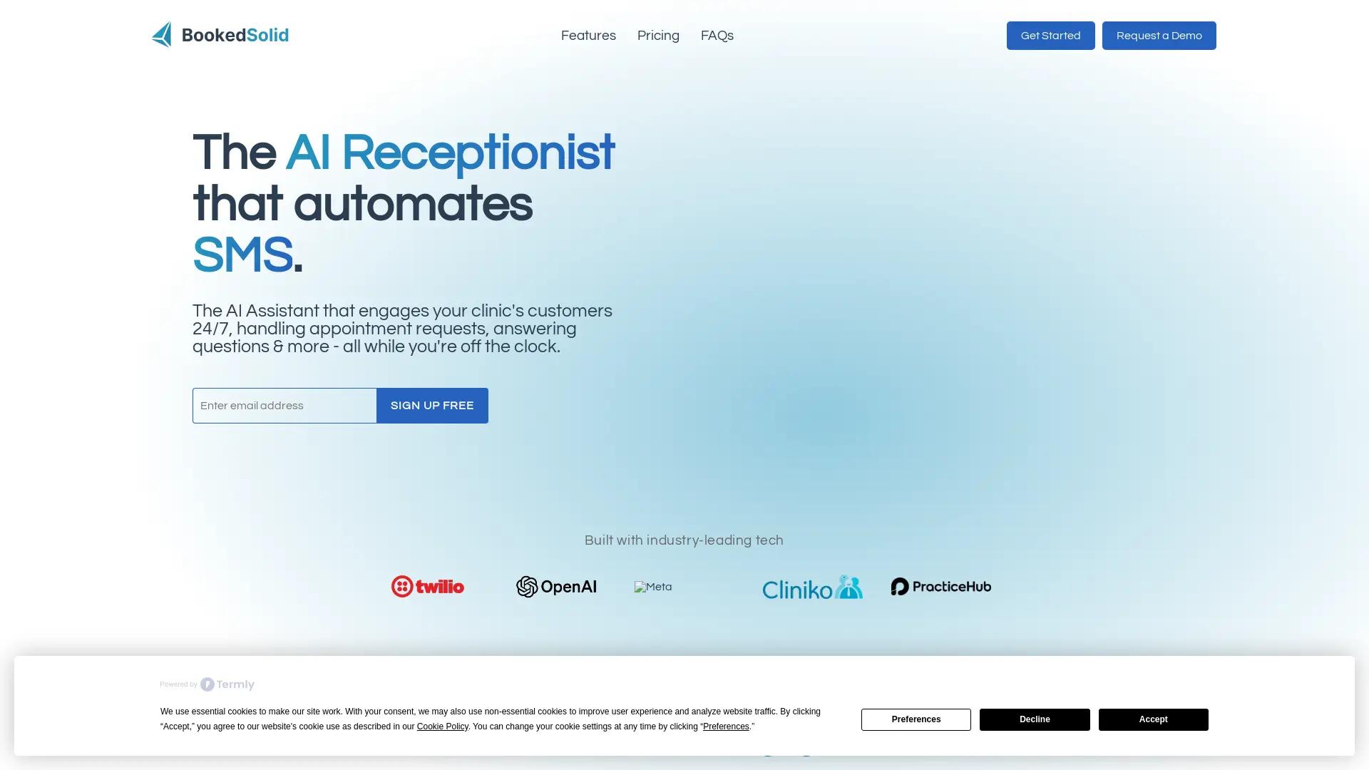 BookedSolid screenshot