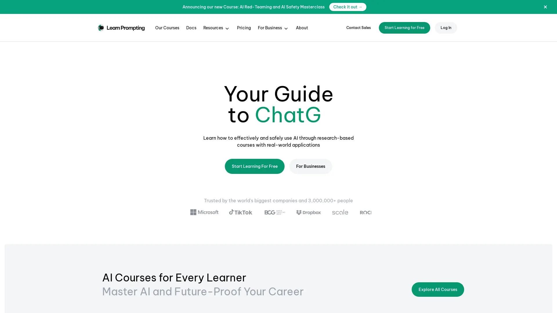 Learn Prompting screenshot
