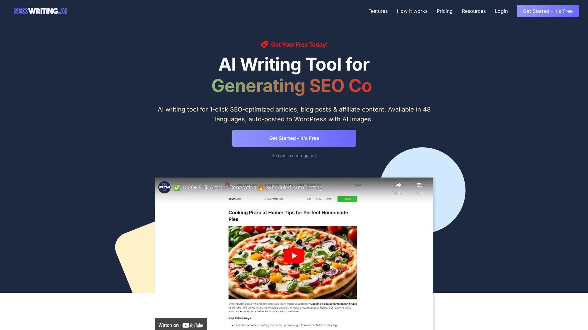 SEO Writing AI screenshot