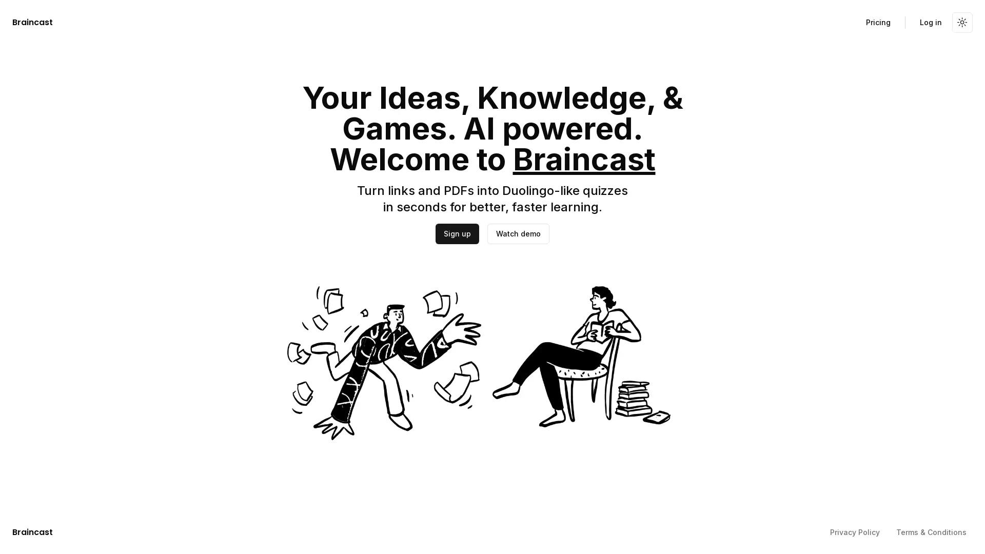 Braincast screenshot