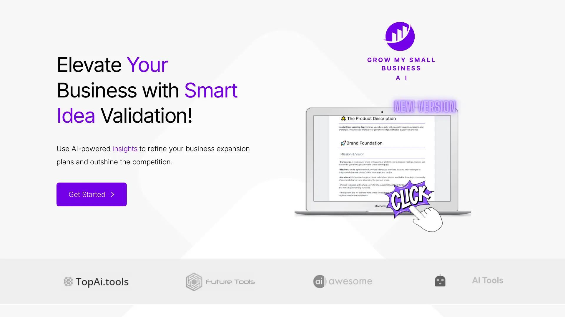 Grow My Small Business AI screenshot