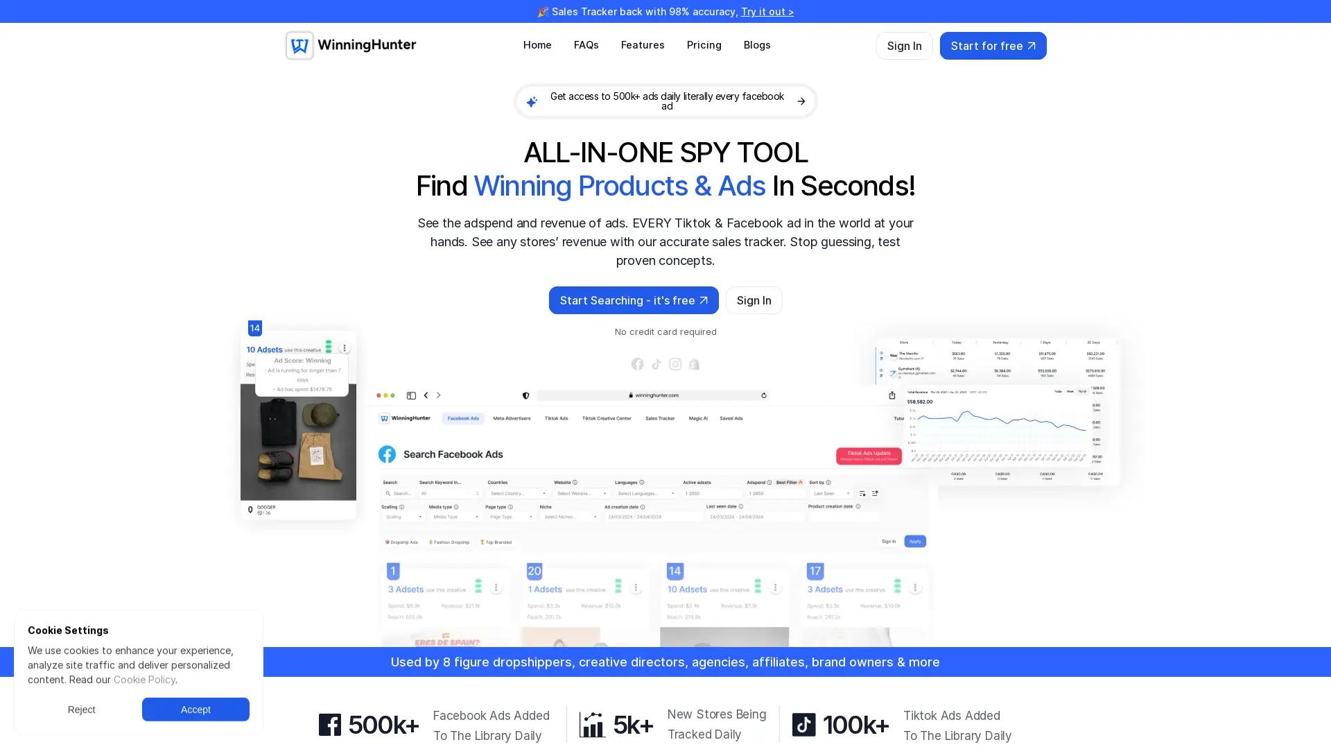 WinningHunter screenshot
