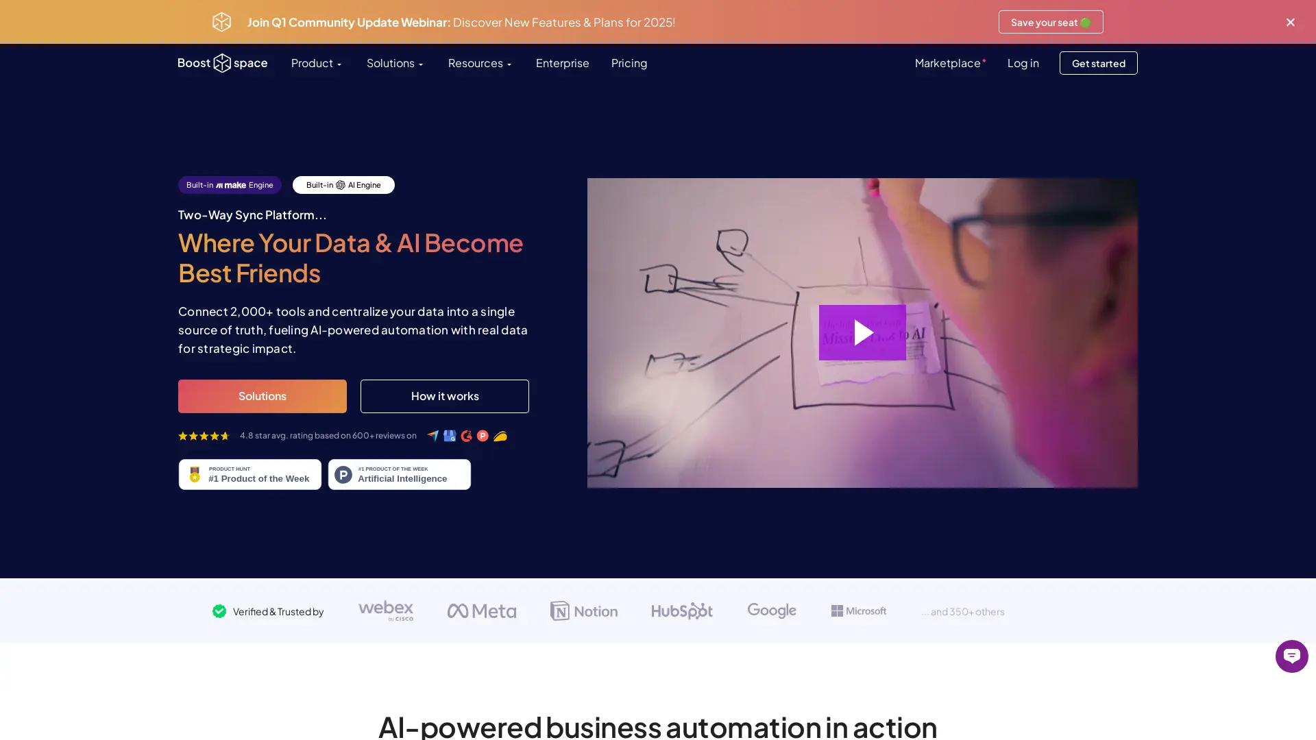 Boost.space screenshot