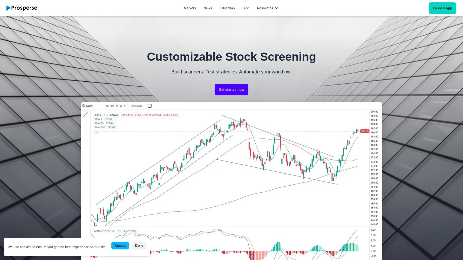 Prosperse - Stock Scanner screenshot