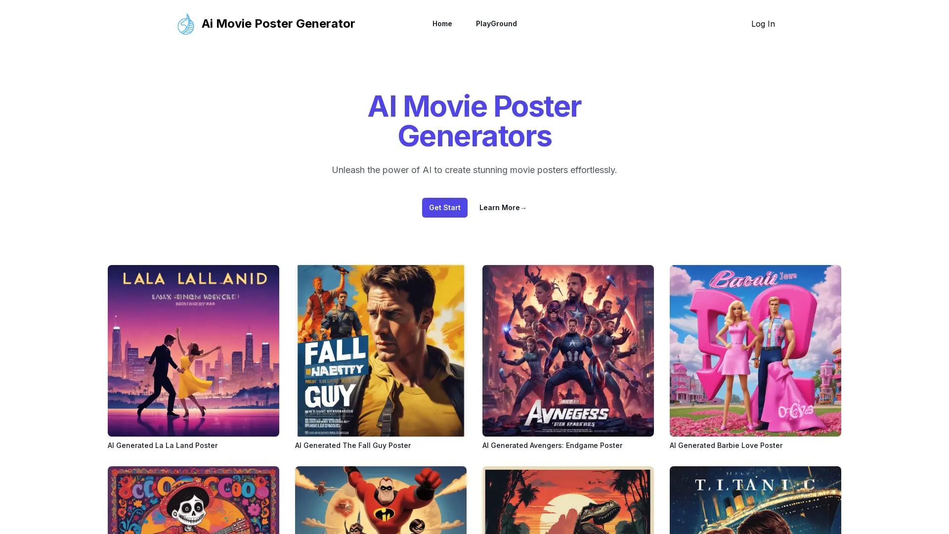AI Movie Poster Generators screenshot