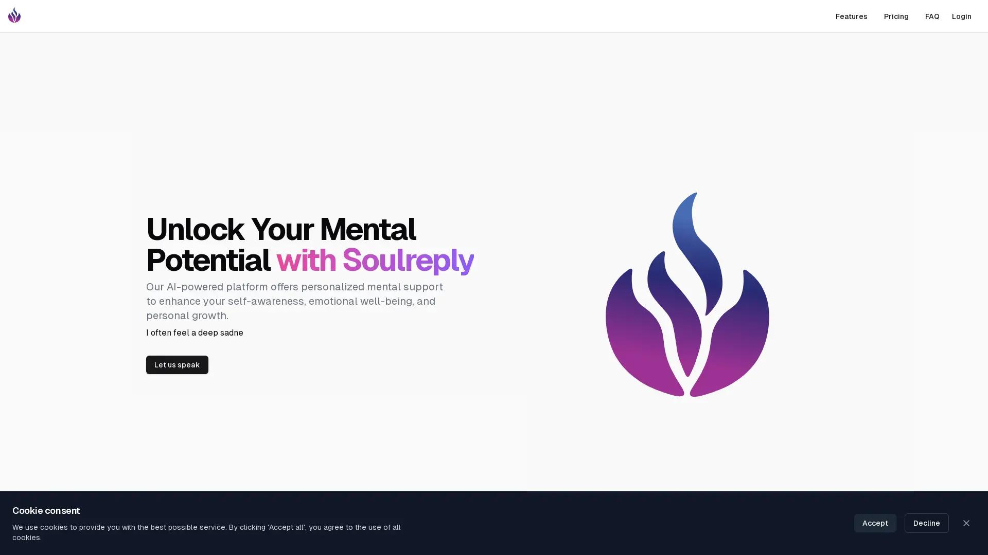 Soulreply screenshot