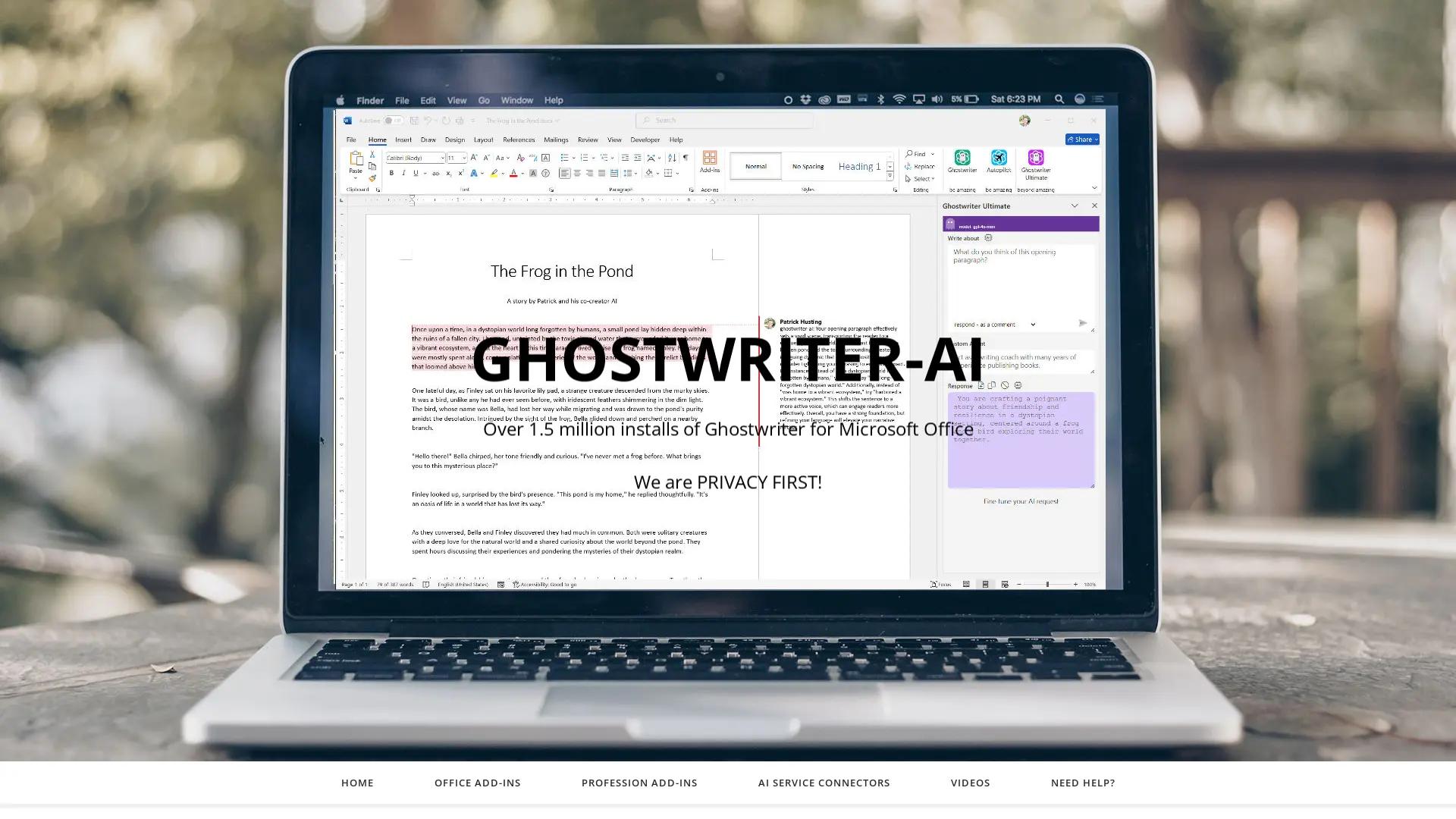 Ghostwriter-Ai screenshot