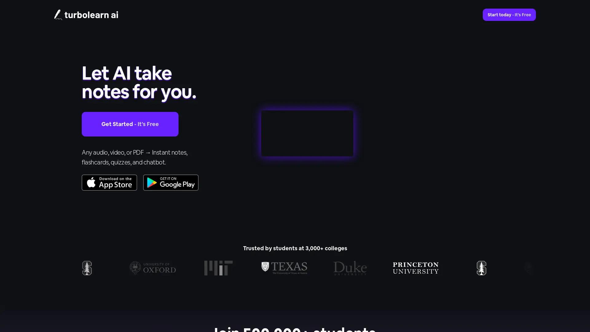 TurboLearn screenshot