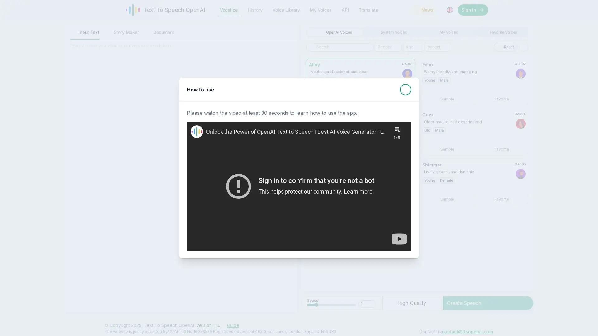 Ttsopenai screenshot