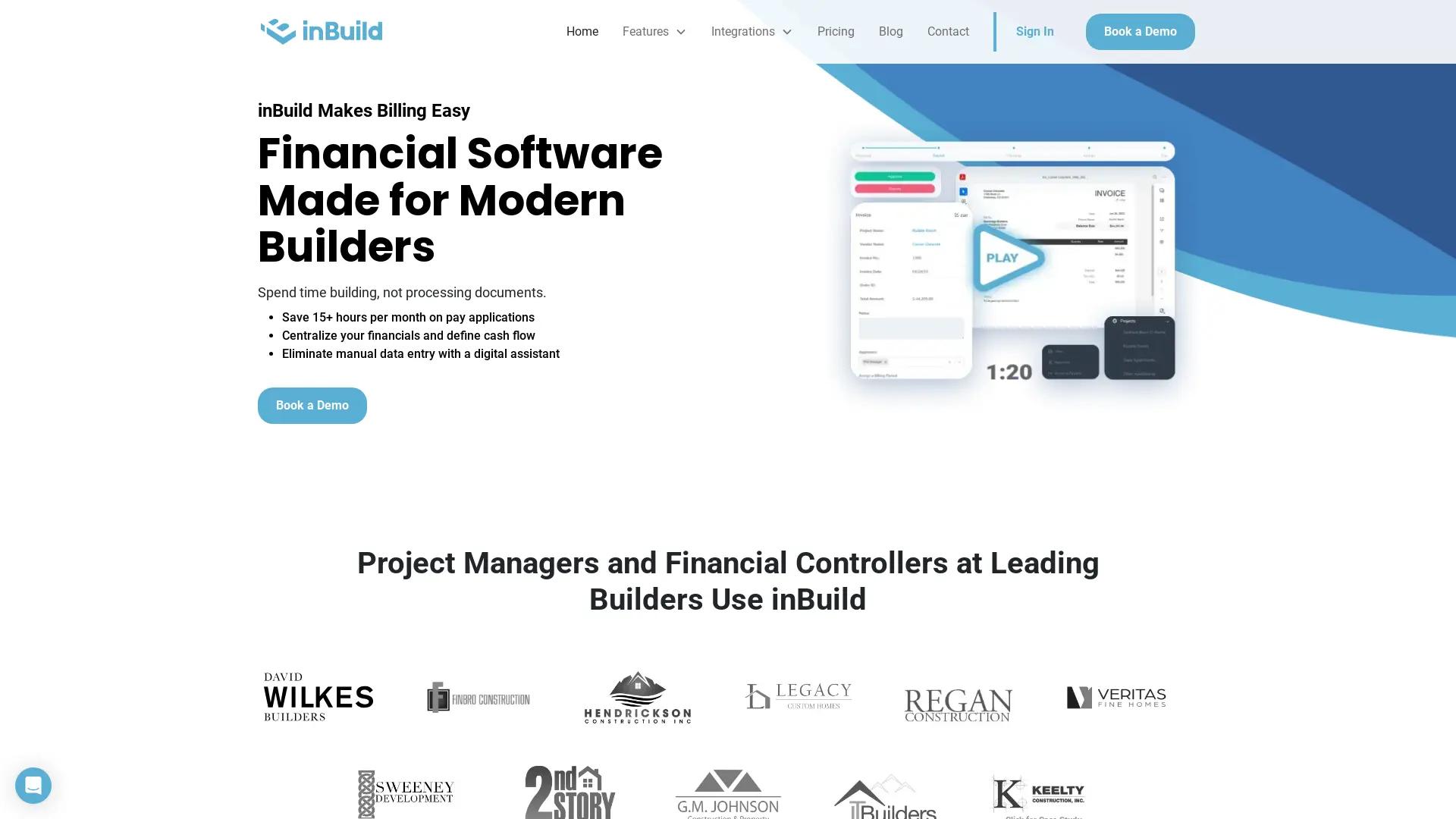 inBuild screenshot