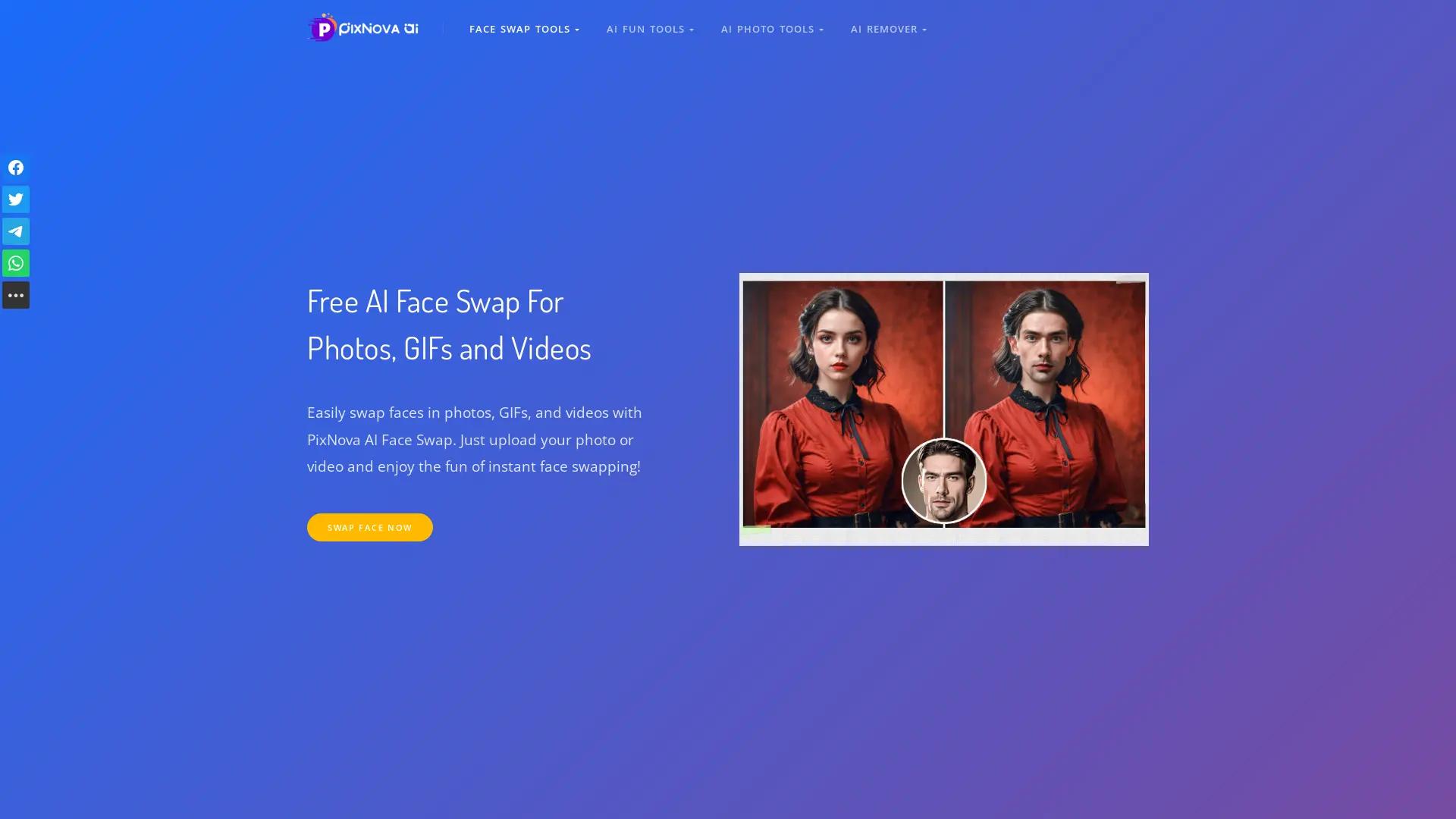 PixNova Face Swap screenshot