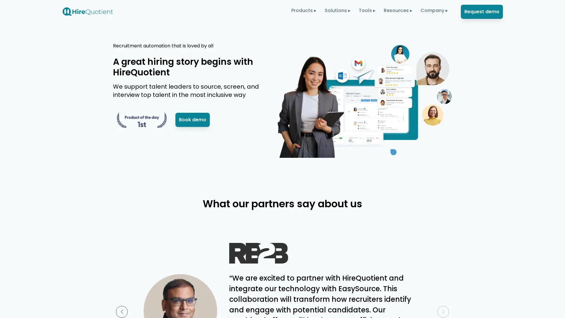 HireQuotient screenshot