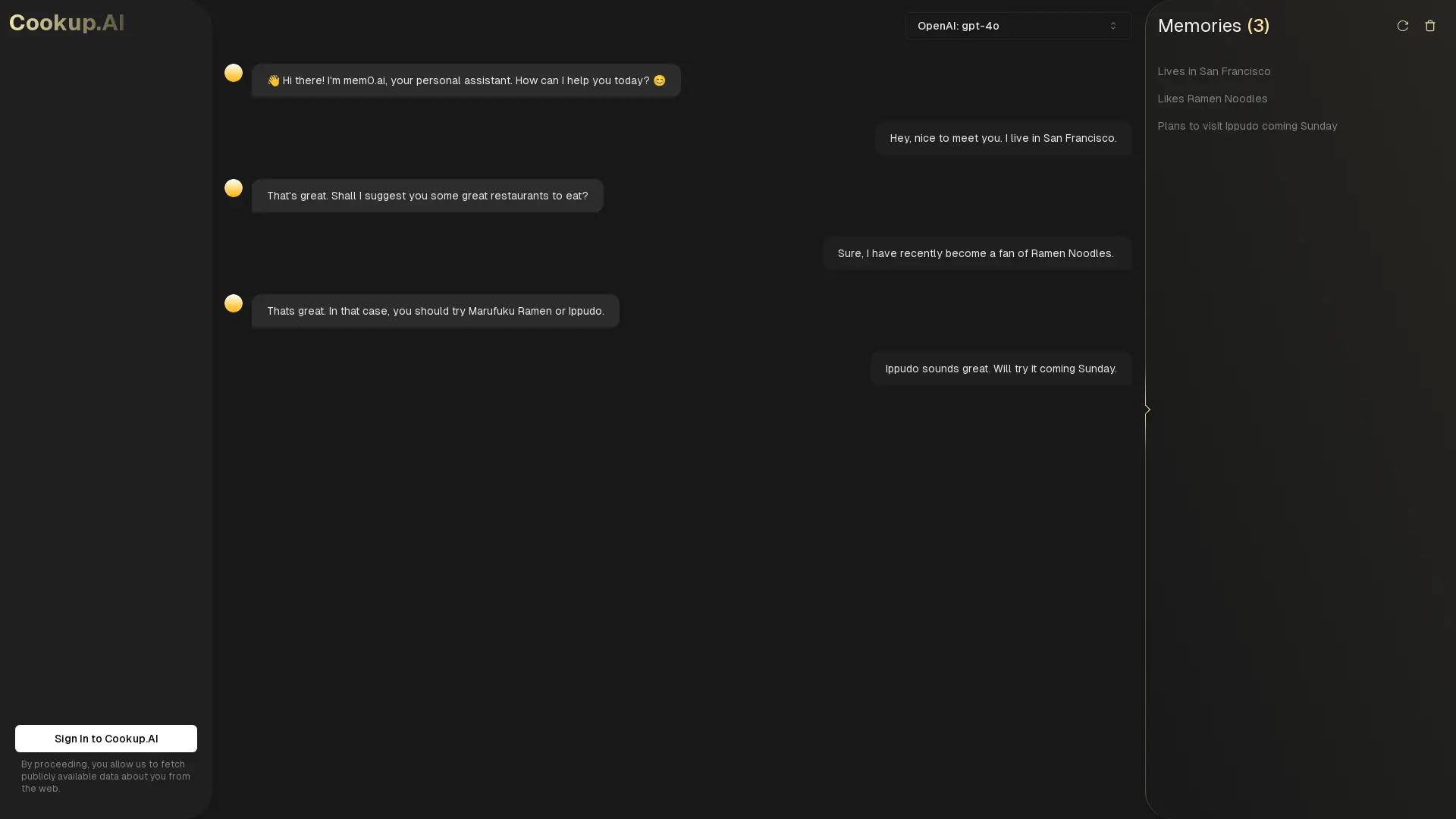 Cookup AI screenshot