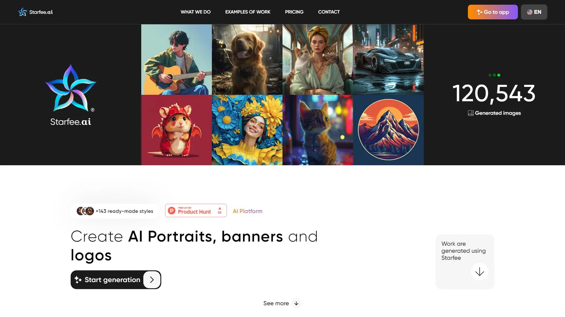 Starfee.ai screenshot