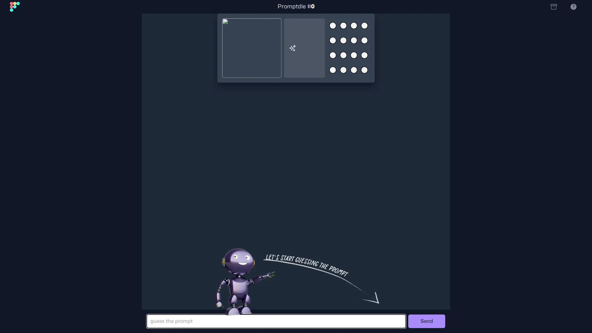Promptdle screenshot