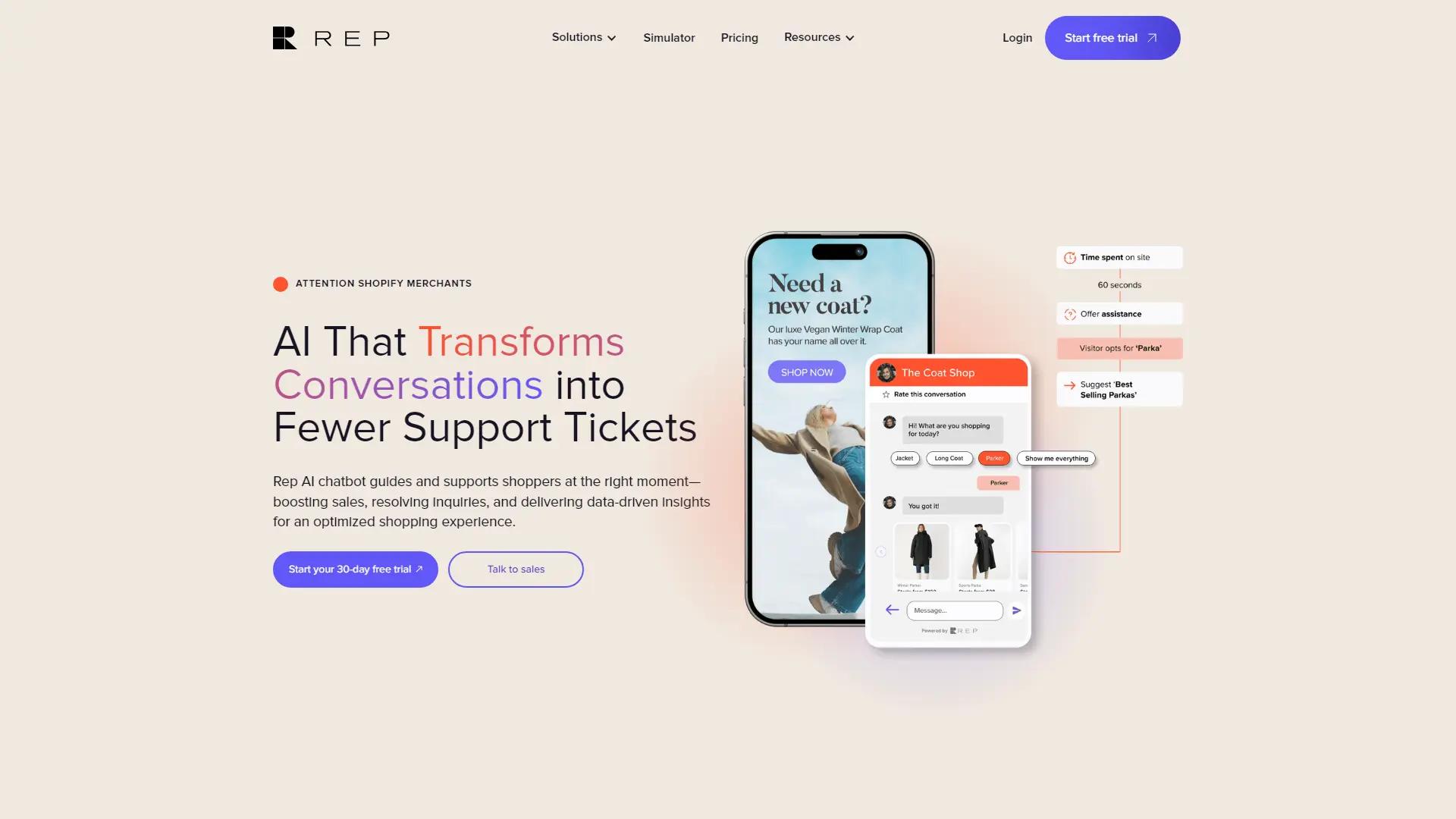 Rep AI Home screenshot