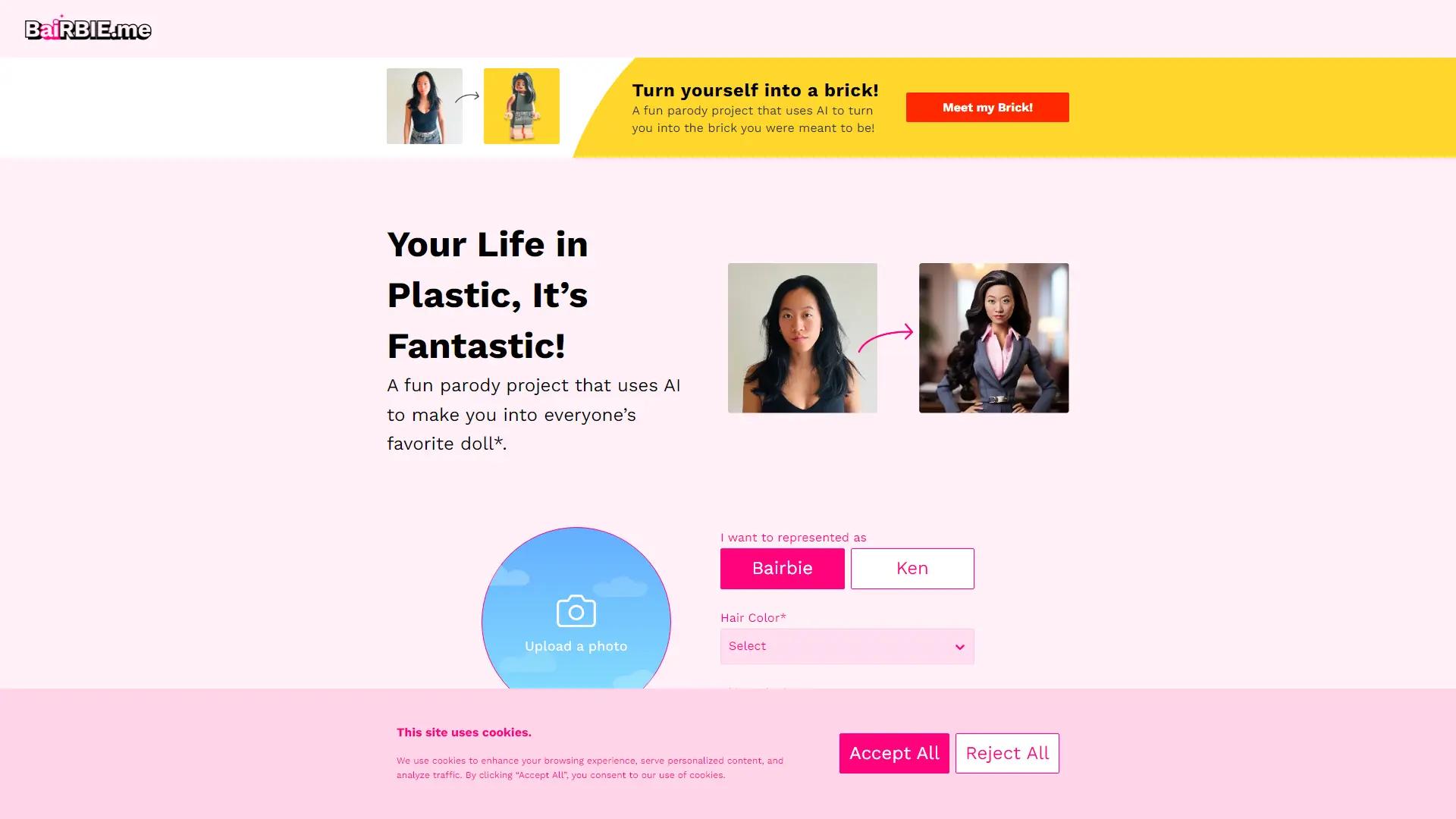 Bairbie.Me screenshot