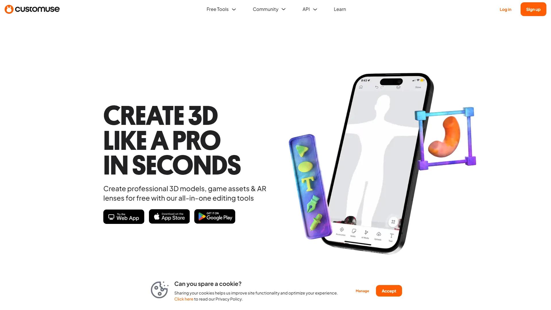 Customuse screenshot