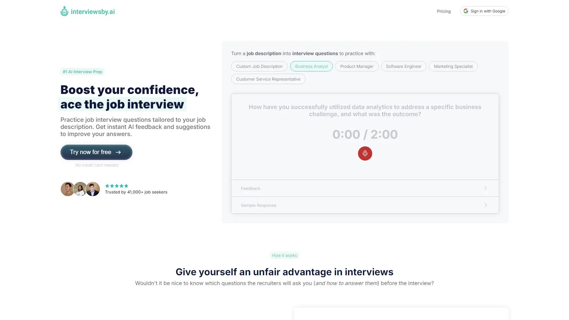 Interviewsby.Ai screenshot