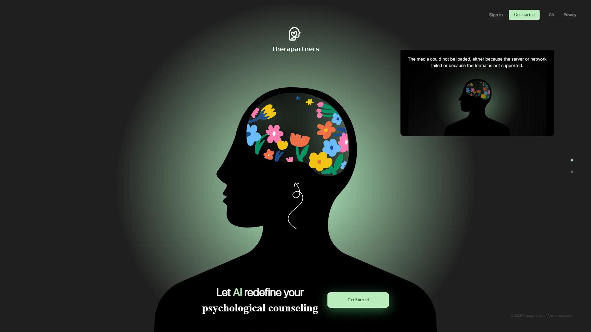 Therapartners screenshot