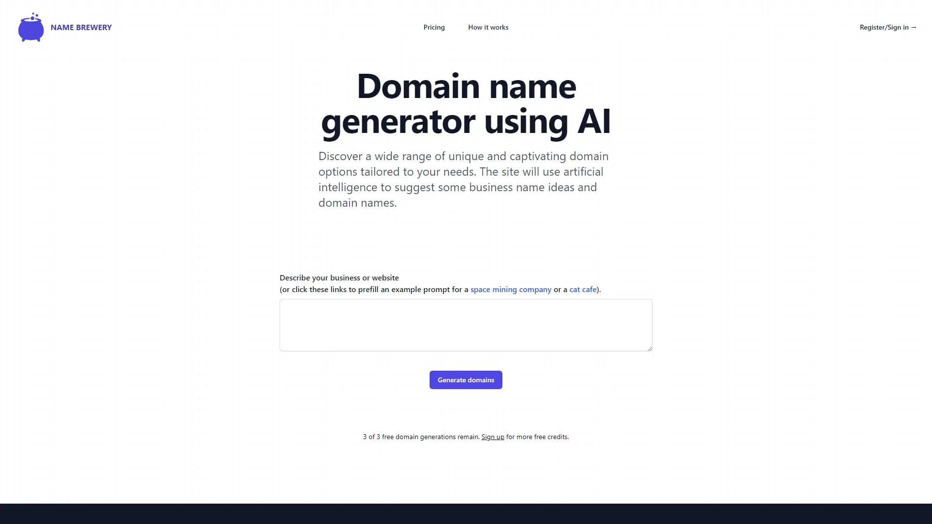 Name Brewery screenshot