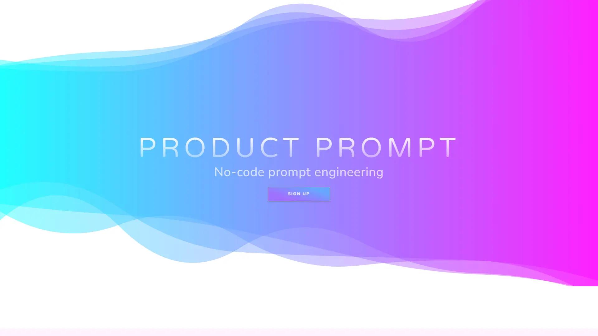 Product Prompt screenshot