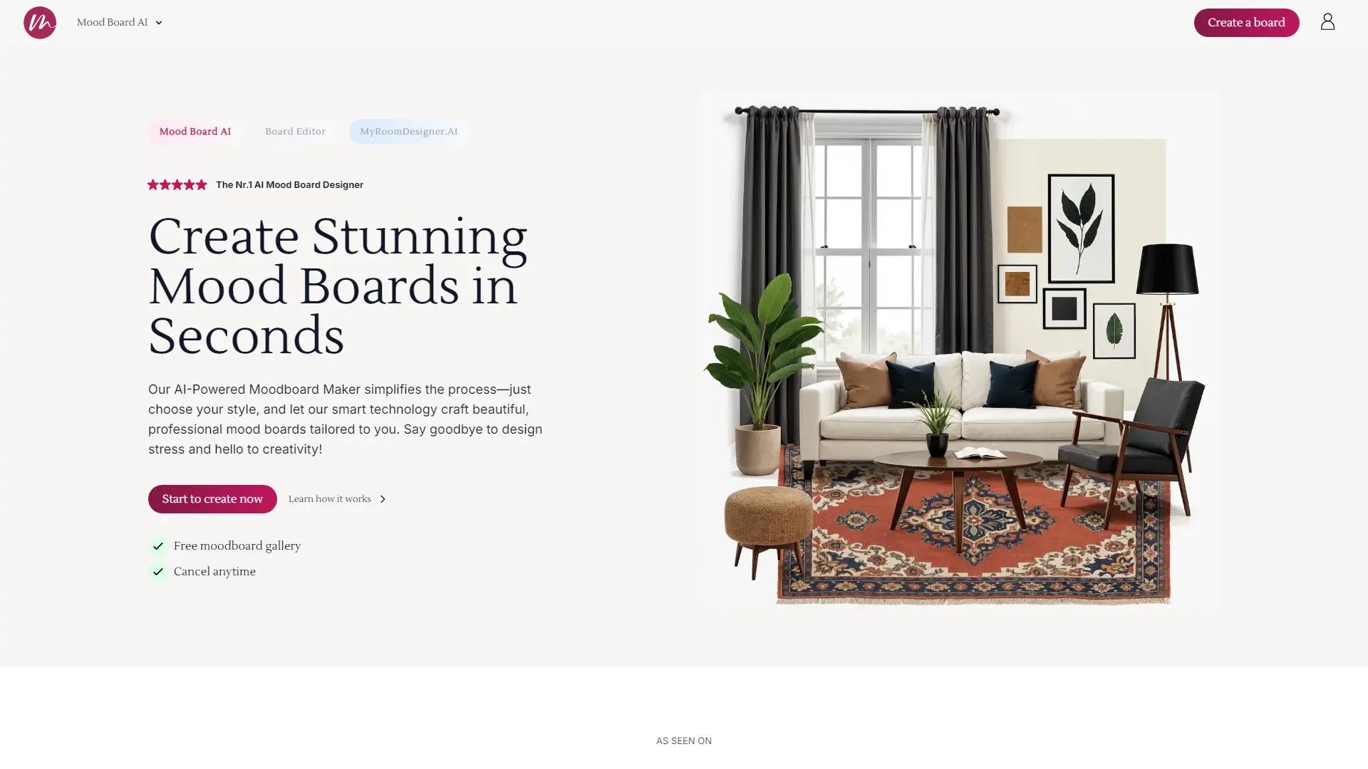 Mood Board Ai screenshot