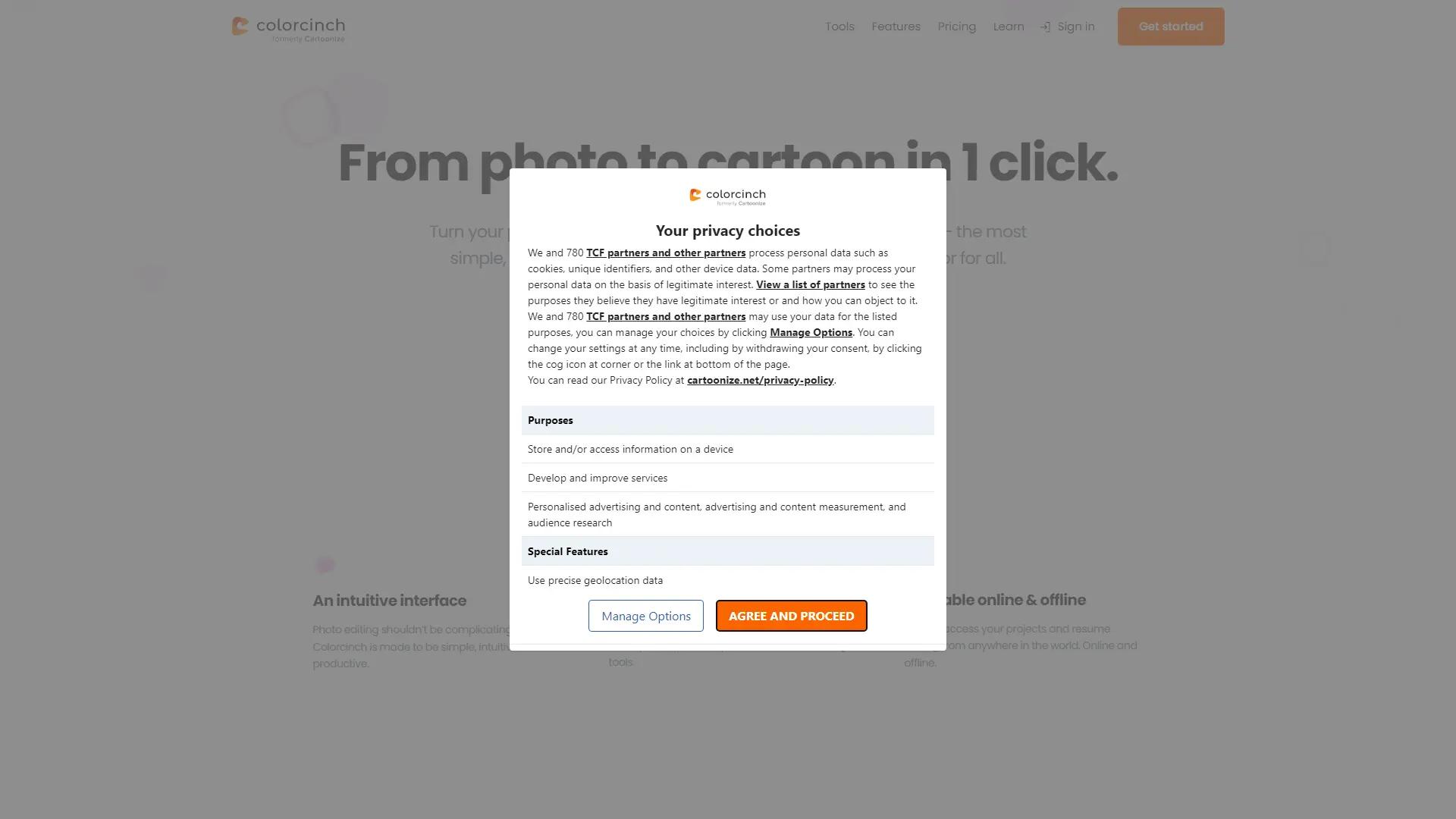 Colorcinch screenshot