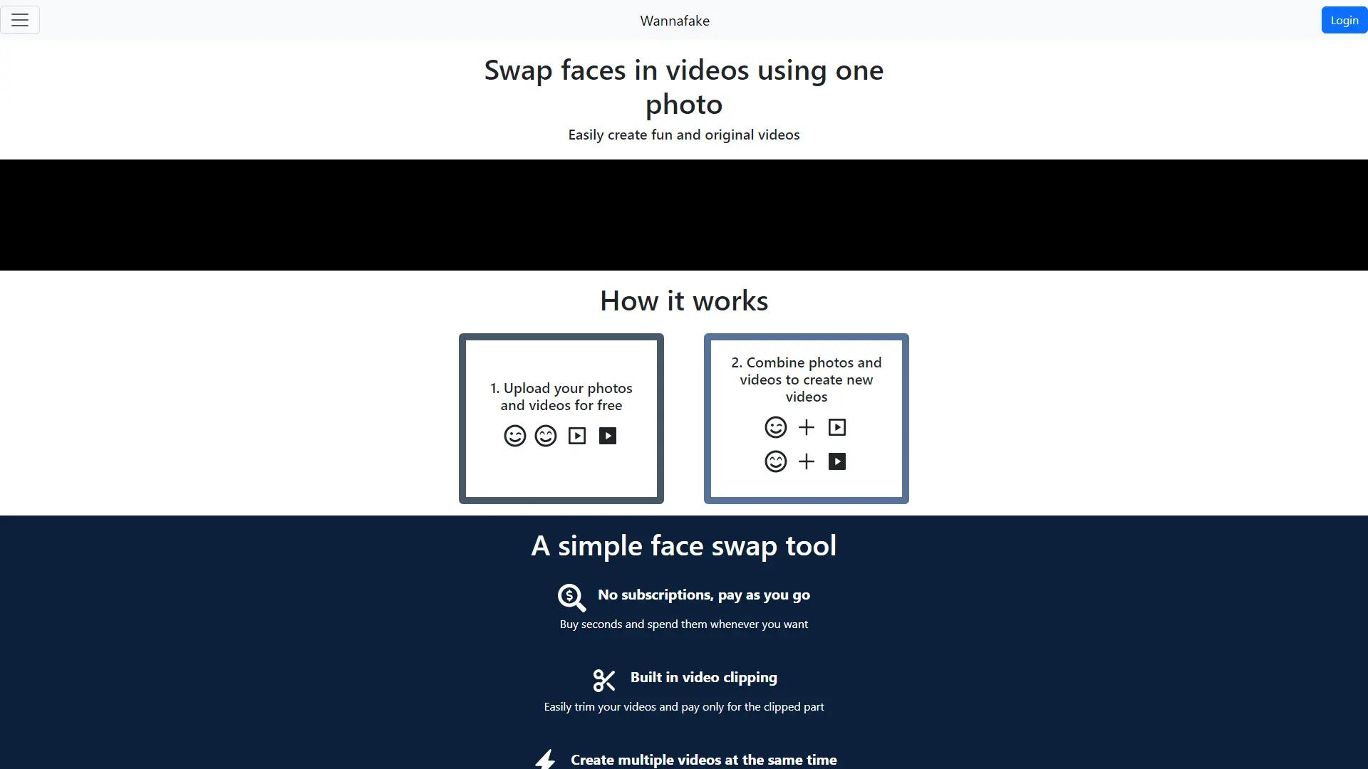 Wannafake screenshot