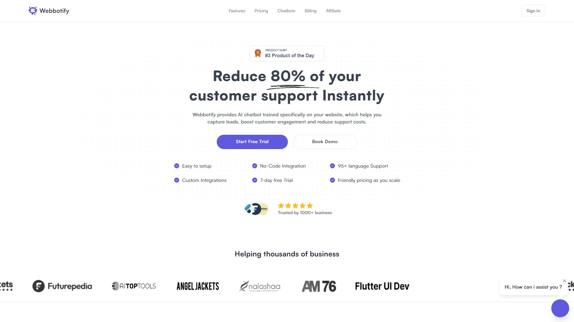 Webbotify screenshot