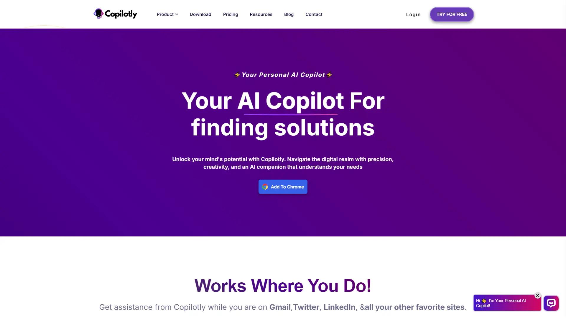 Copilotly screenshot