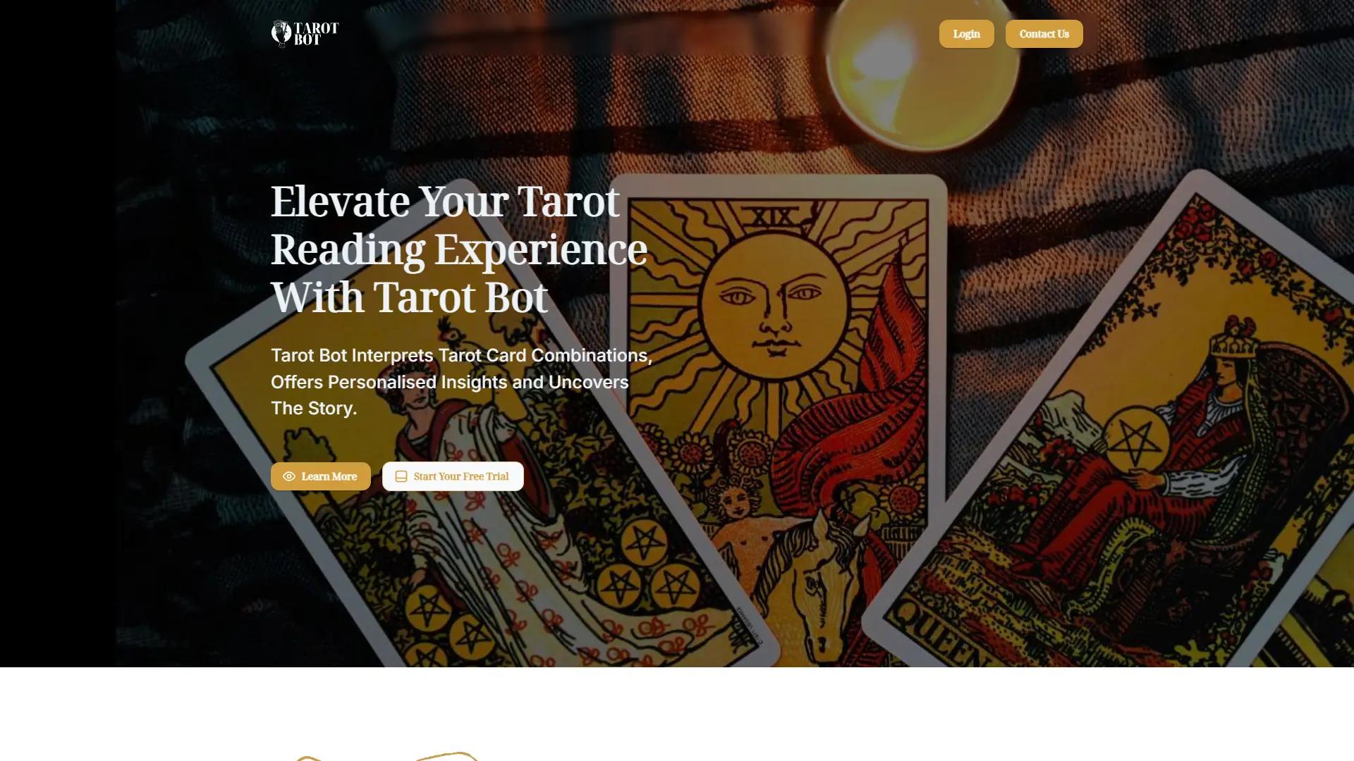 TarotBot screenshot