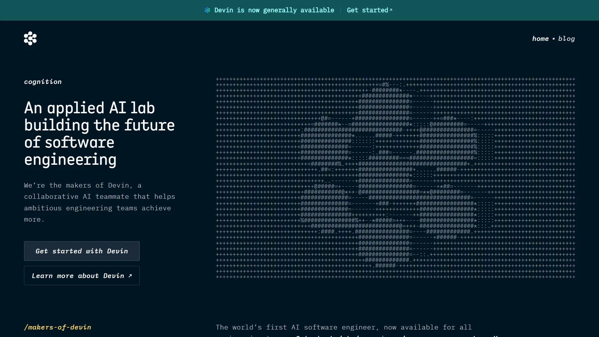 Cognition AI screenshot