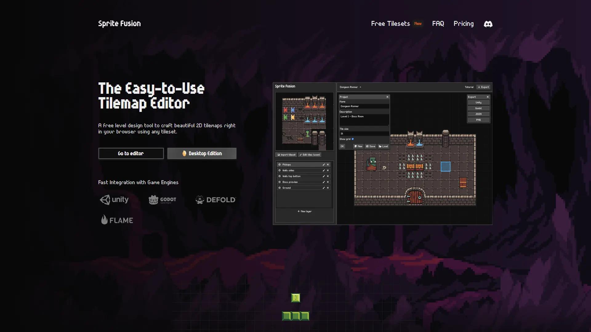 Sprite Fusion screenshot