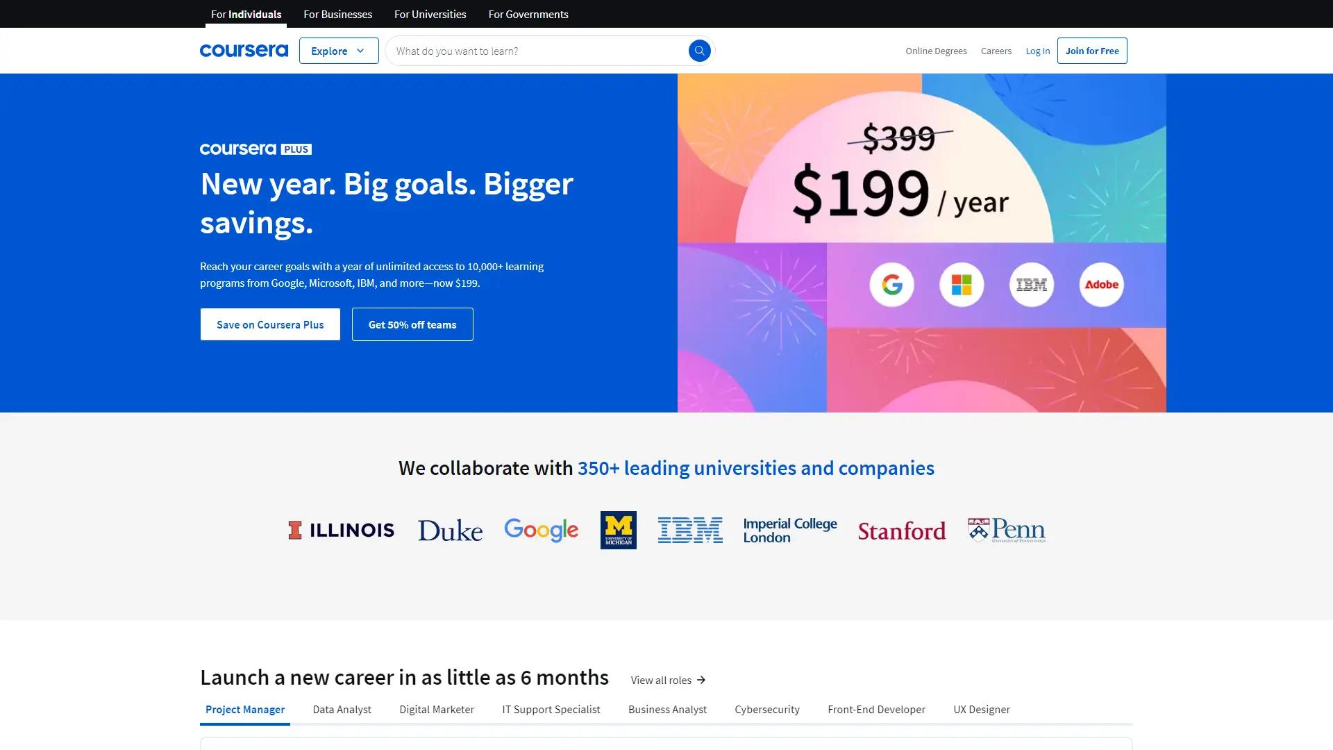 Coursera screenshot
