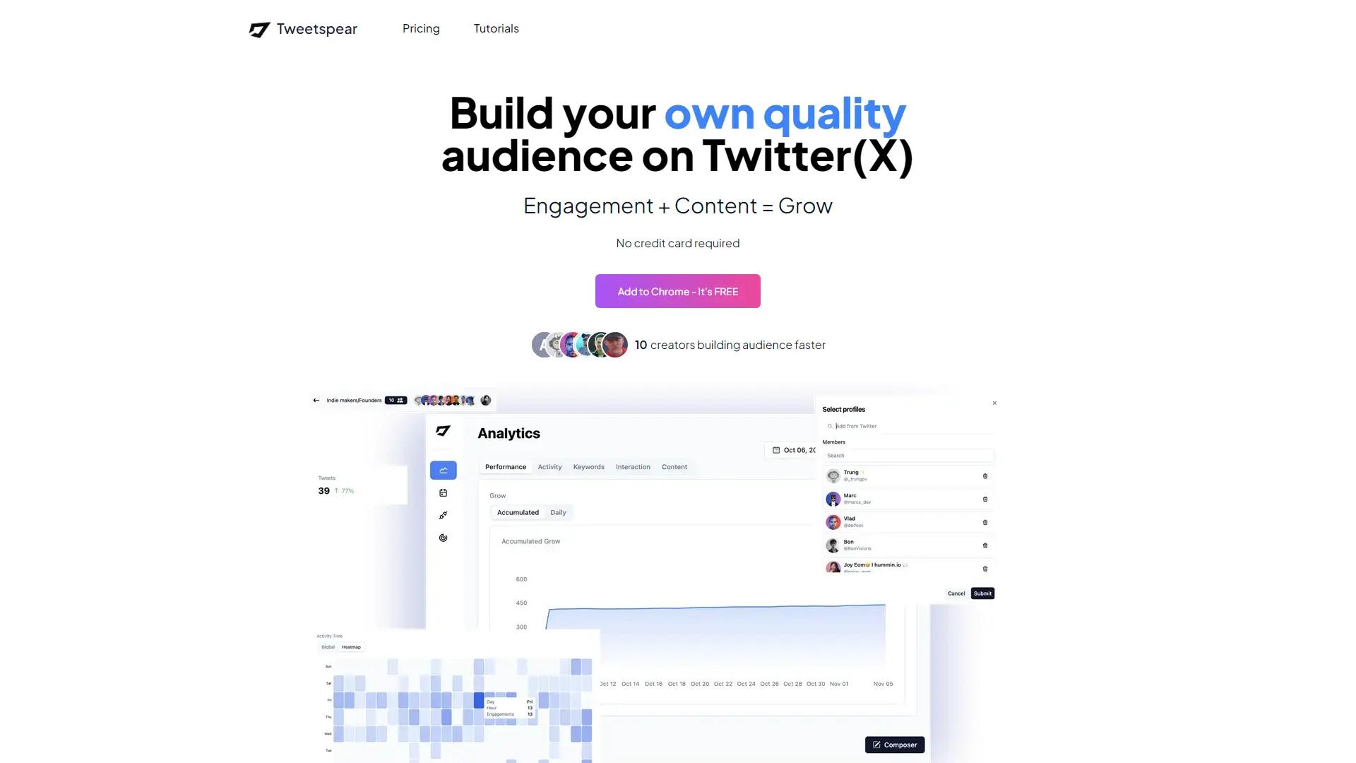 Tweetspear screenshot