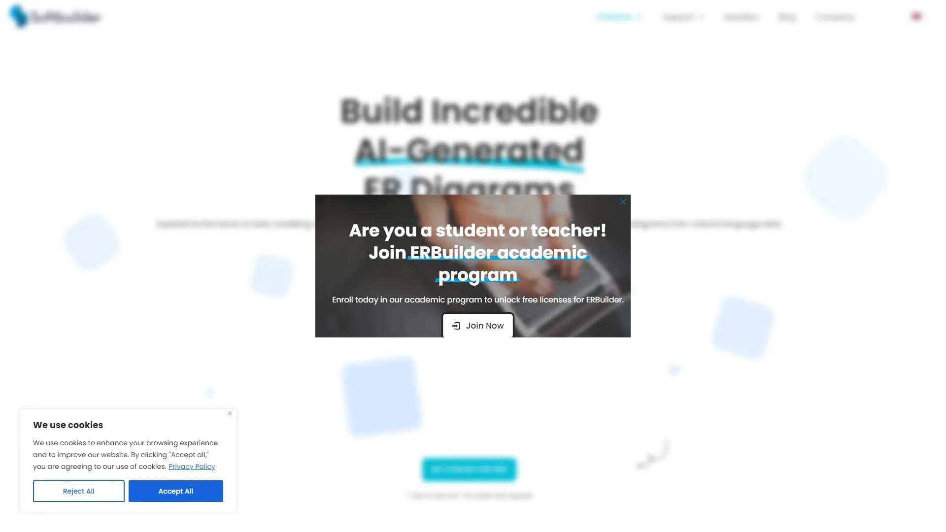 ERBuilder screenshot