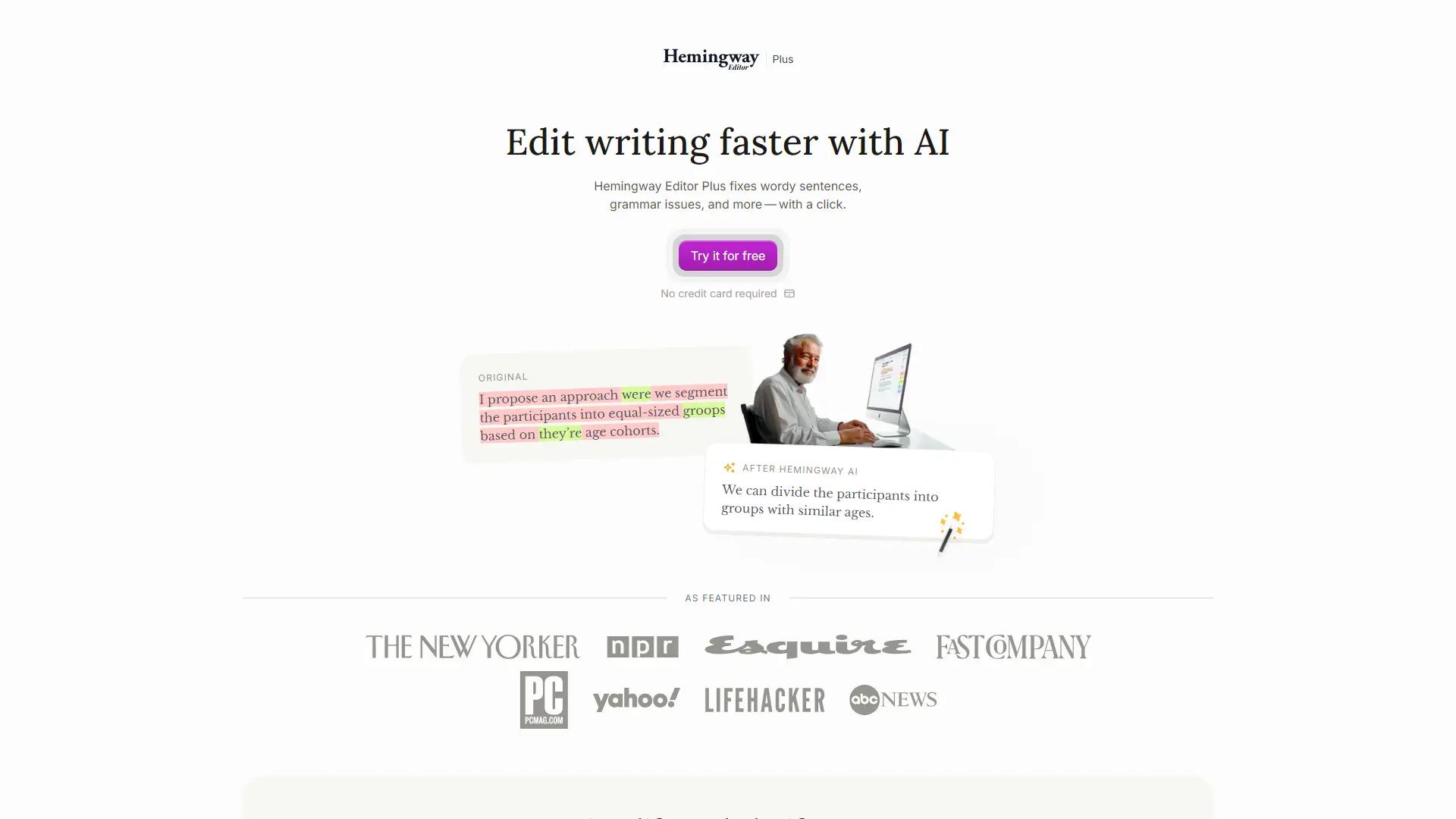 Hemingway Editor screenshot