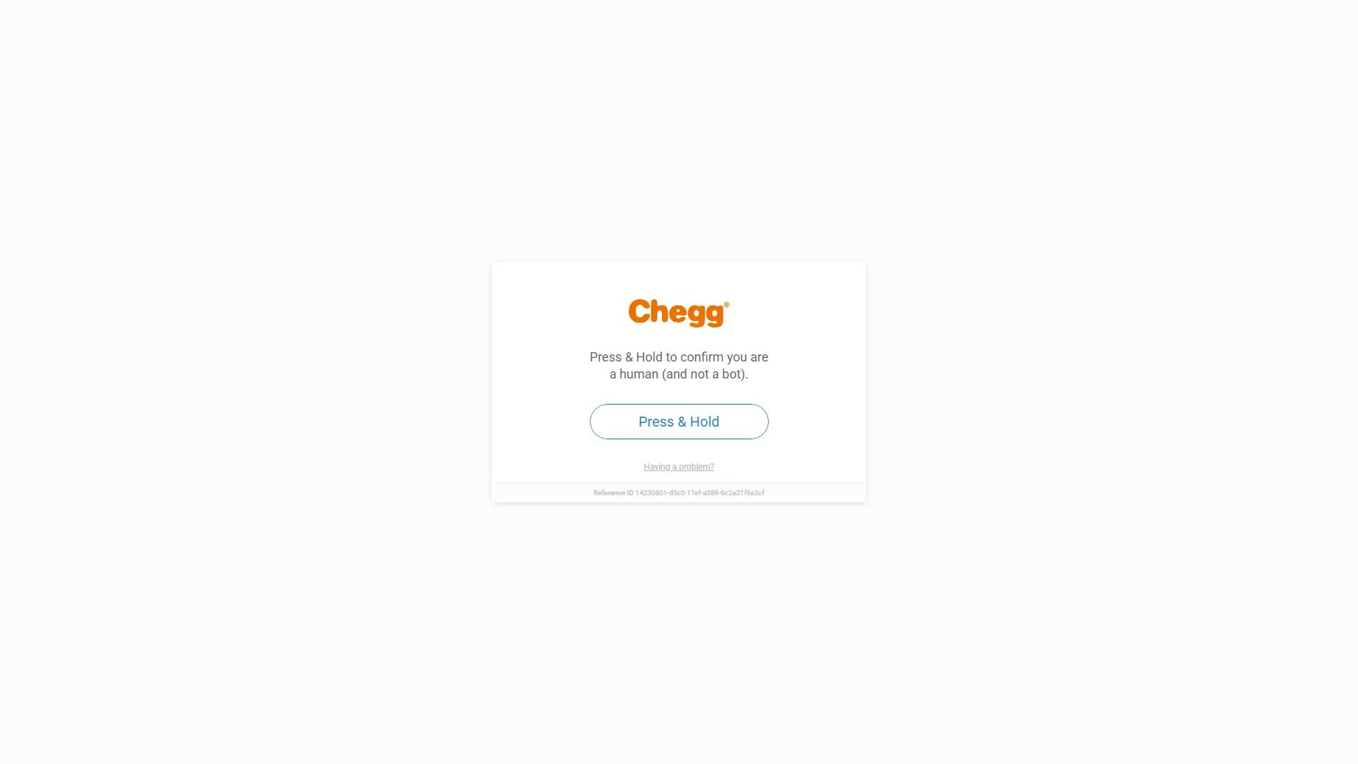 Chegg screenshot
