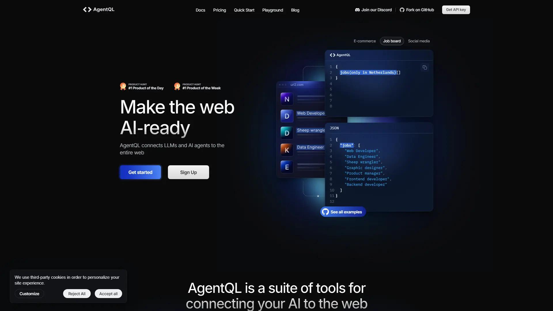 AgentQL screenshot