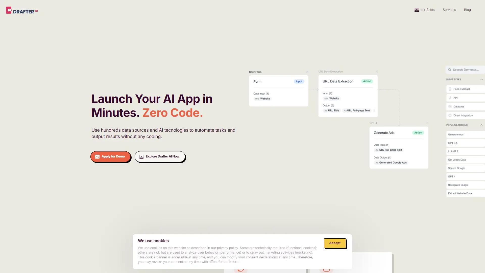 Drafter AI screenshot