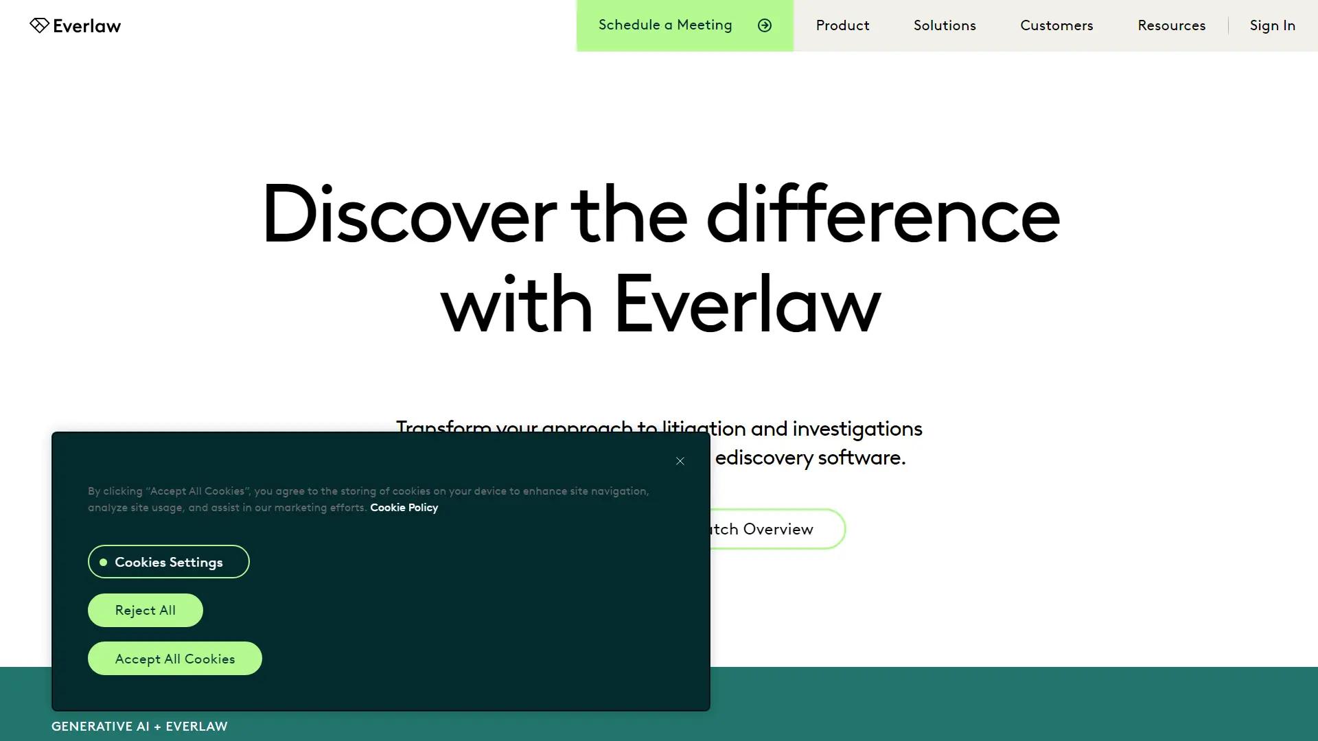 Everlaw screenshot