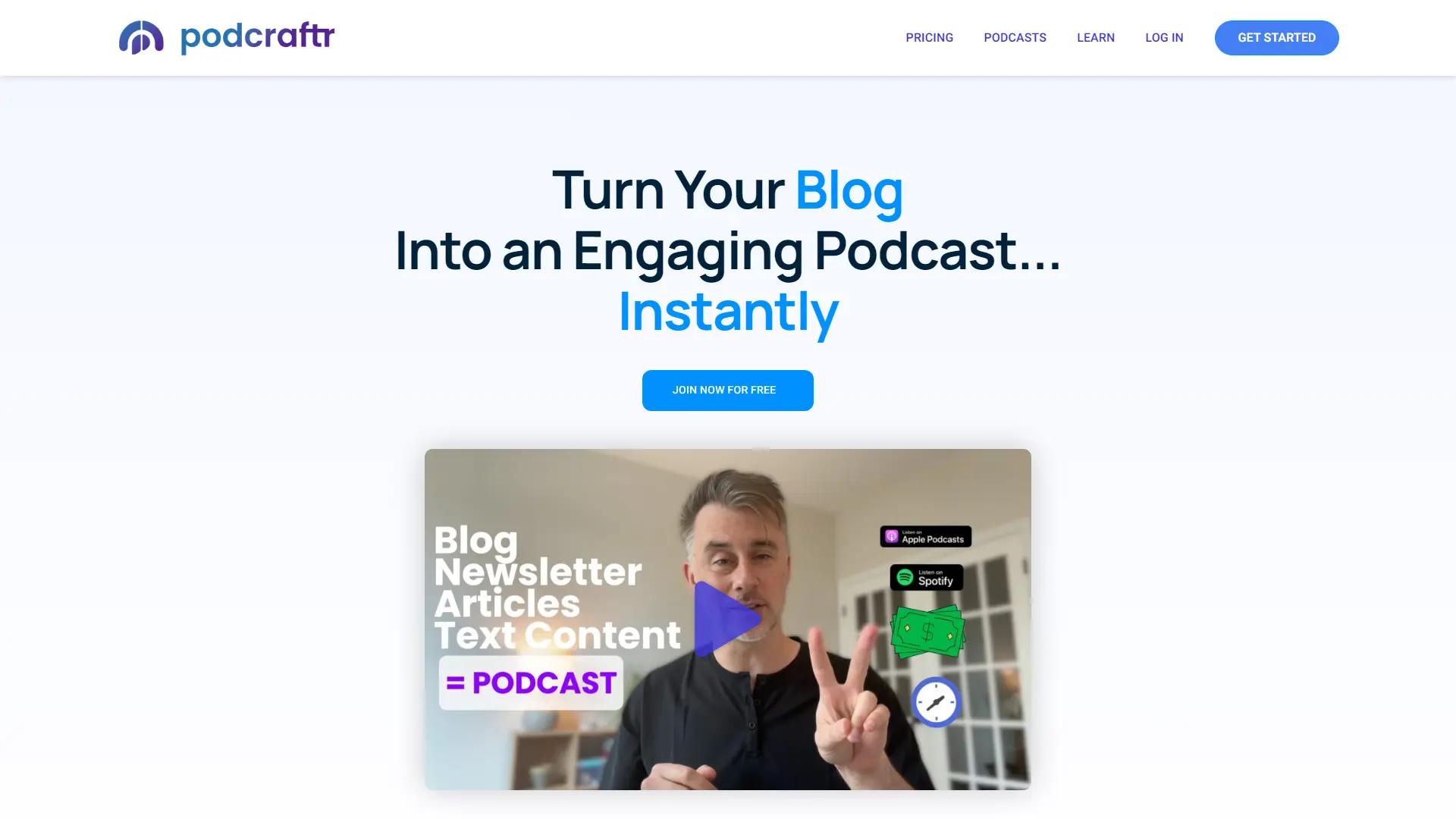 Podcraftr screenshot